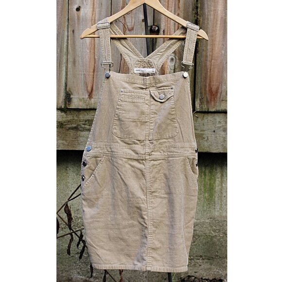 ASOS Dresses & Skirts - Asos - Bib Style Corduroy Overall Dress in color Oat (Beige) - sz 10